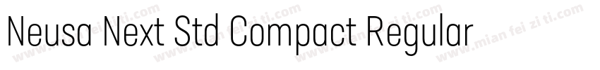 Neusa Next Std Compact Regular字体转换